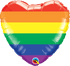 Pride Heart Balloon <br> 18”/46cm Wide